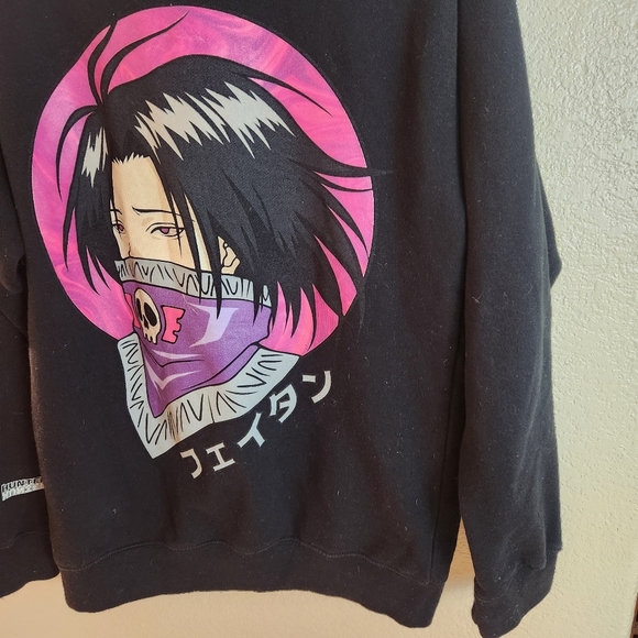 Hypland x Hunter x Hunter Feitan Hoodie Black Sweater Medium - Picture 4 of 8